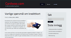 Desktop Screenshot of cardwoo.com